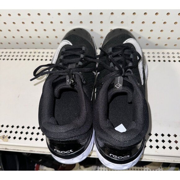 Nike Alpha Huarache Elite 4 Low MCS Mens Molded Baseball Cleats Size 12 Black - Picture 2 of 8